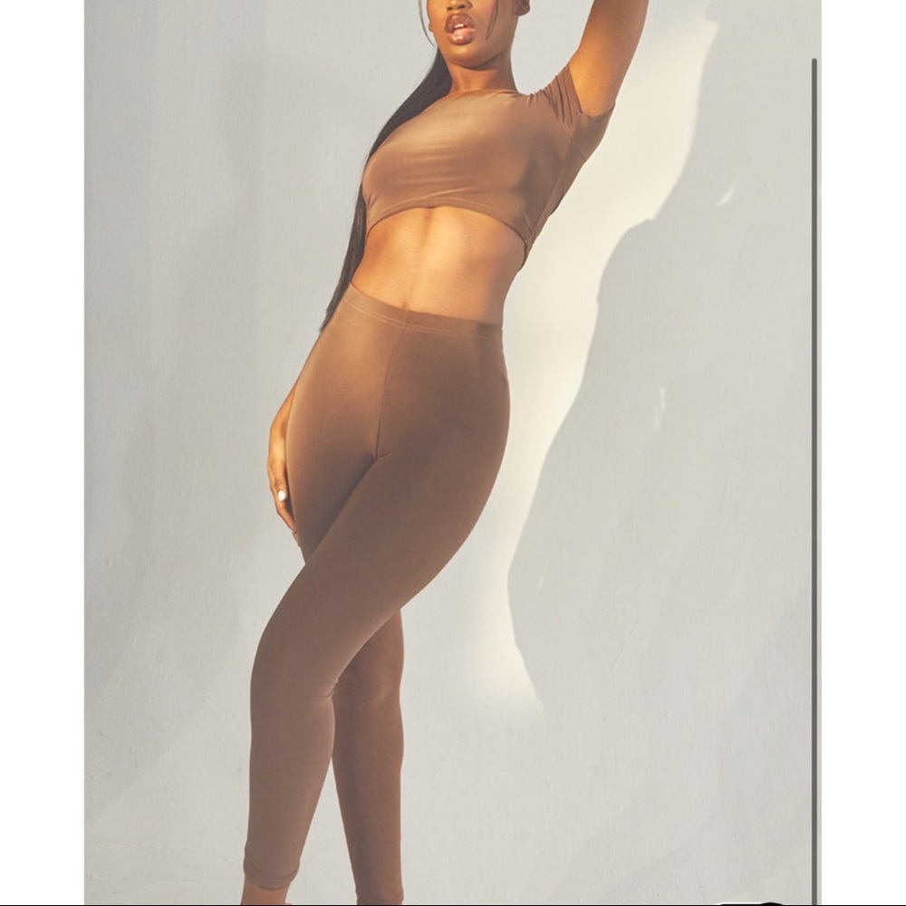 PLT Second Skin Toast High Waist Legging